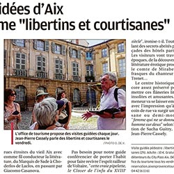 La Provence édition Aix ce jeudi 1er août