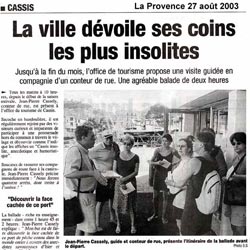 La Provence 27 août 2003