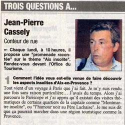 La Provence
 1 aot 2006