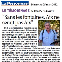 La Provence
25 mars 2012