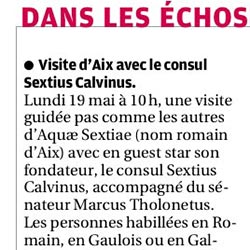 Sextius aix visite guidee