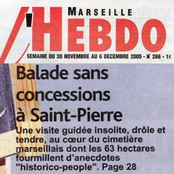 L'hebdo (Une) 
semaine du 1er dcembre 2005 