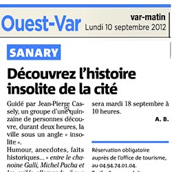 Var-Matin
10 septembre 2012