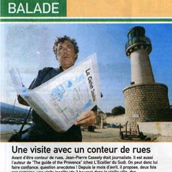 Supplément Sortir La Provence 
18 août 2004