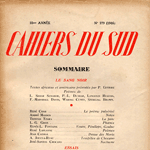 Les Cahiers du Sud