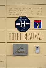 Commémoration du passage de Lamartine à l'hôtel Beauvau