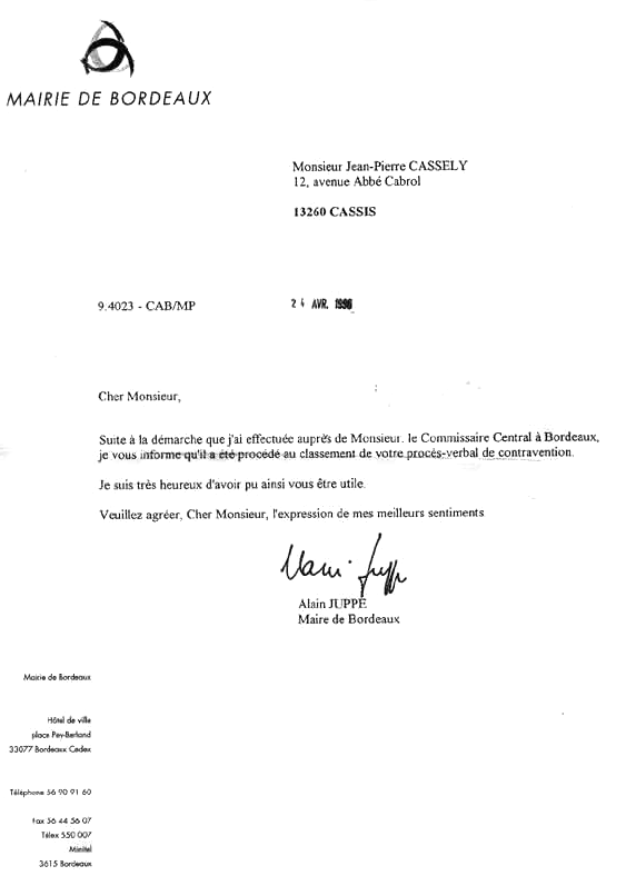 courrier reponse alain juppé